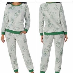Star Wars Grey and Green Yoda Print Kids Pajama Set